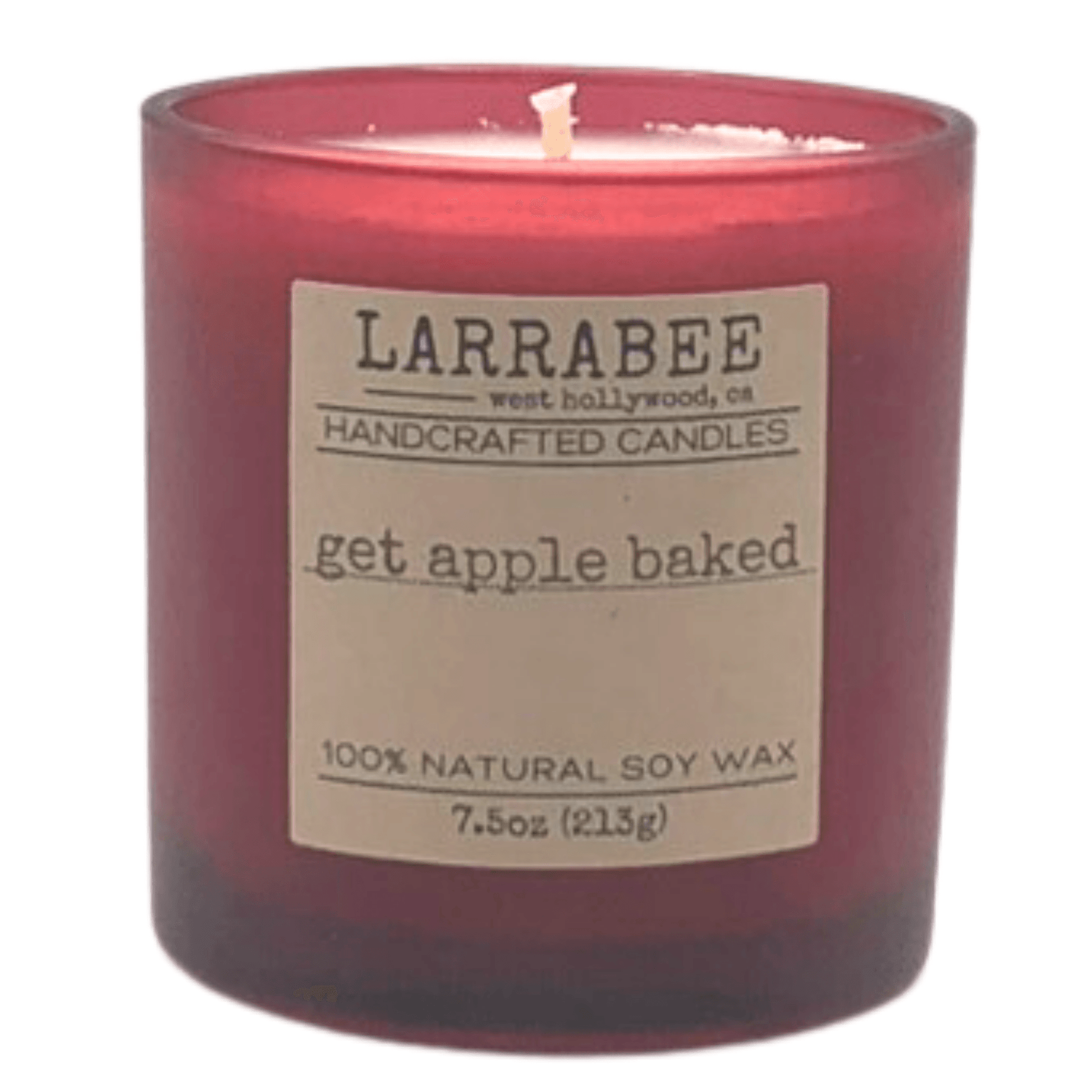 Get Apple Baked handcrafted candle  Frosted-Red Larrab.ee