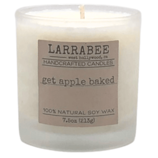 Get Apple Baked handcrafted candle  Frosted-White Larrab.ee