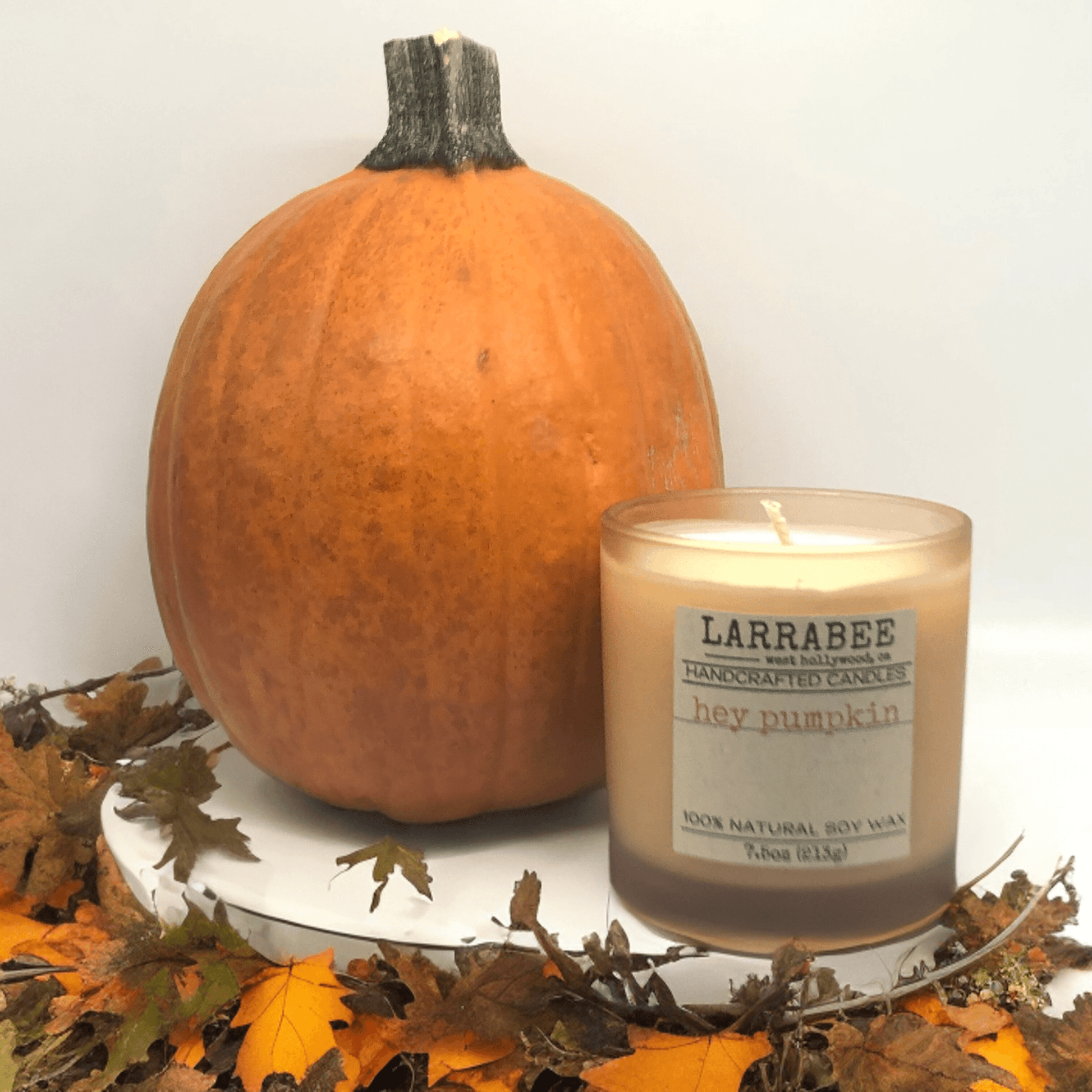 Hey Pumpkin! handcrafted candle   Larrab.ee