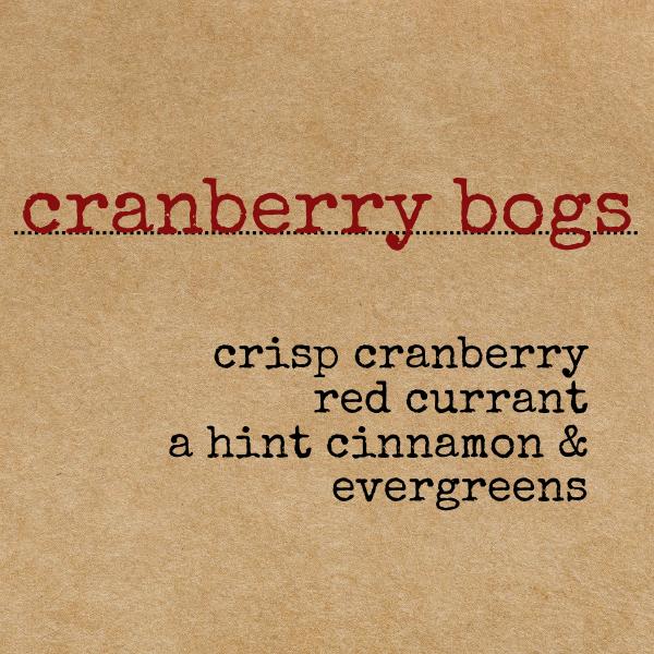 Cranberry Bogs handcrafted candle