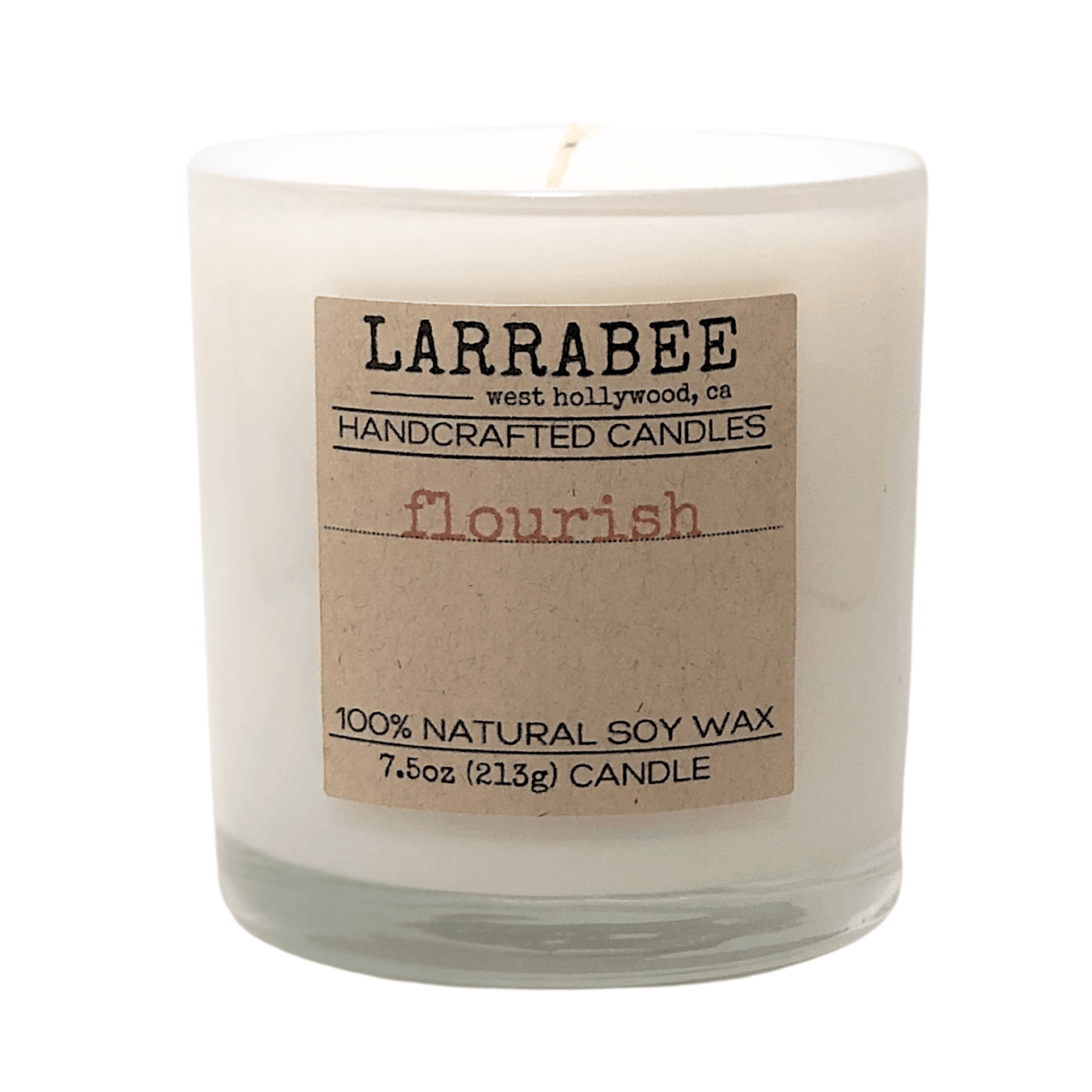 Flourish handcrafted candle   Larrab.ee