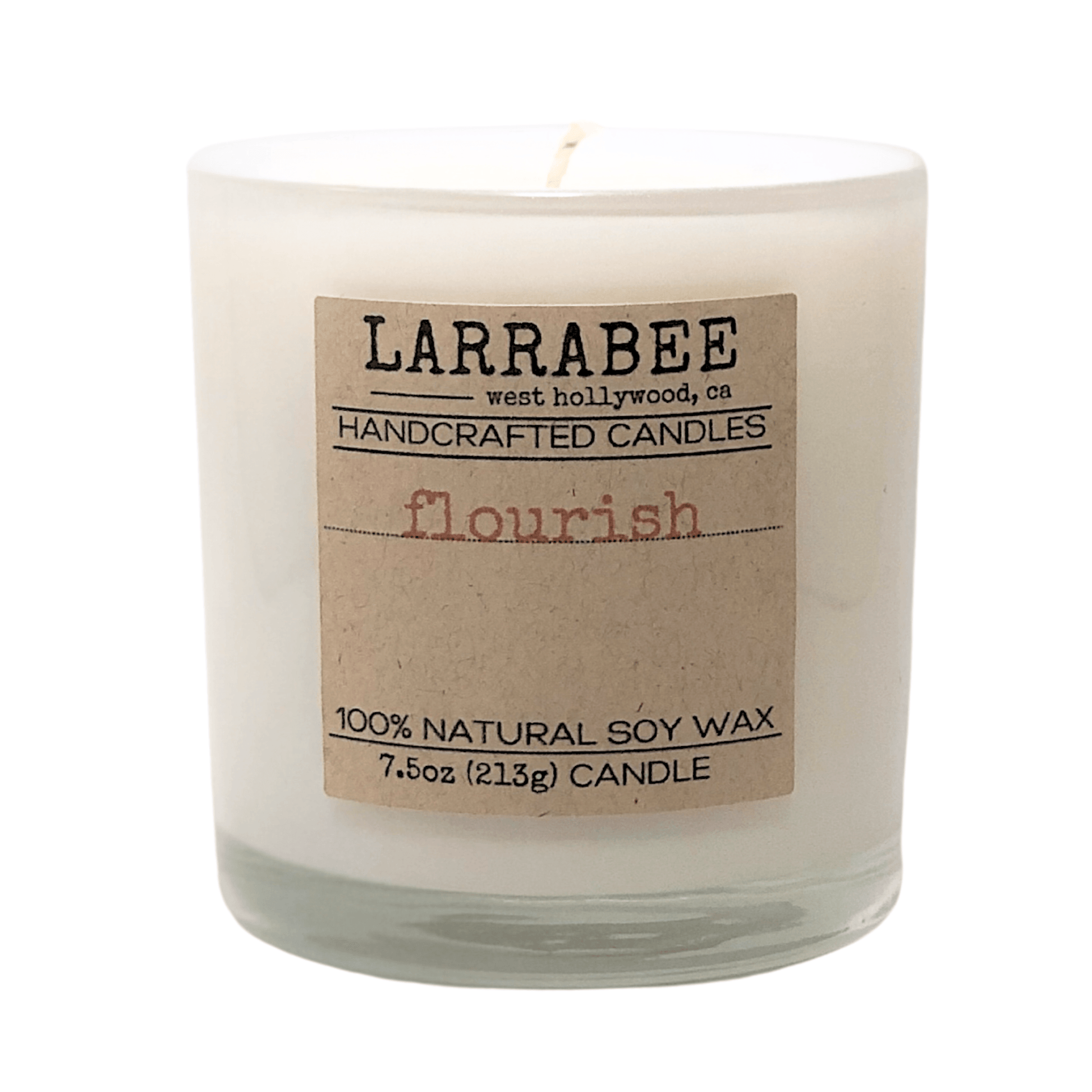 Flourish handcrafted candle   Larrab.ee
