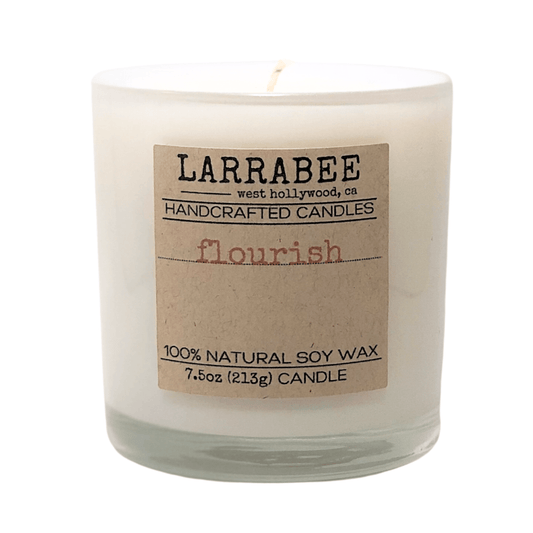 Flourish handcrafted candle   Larrab.ee