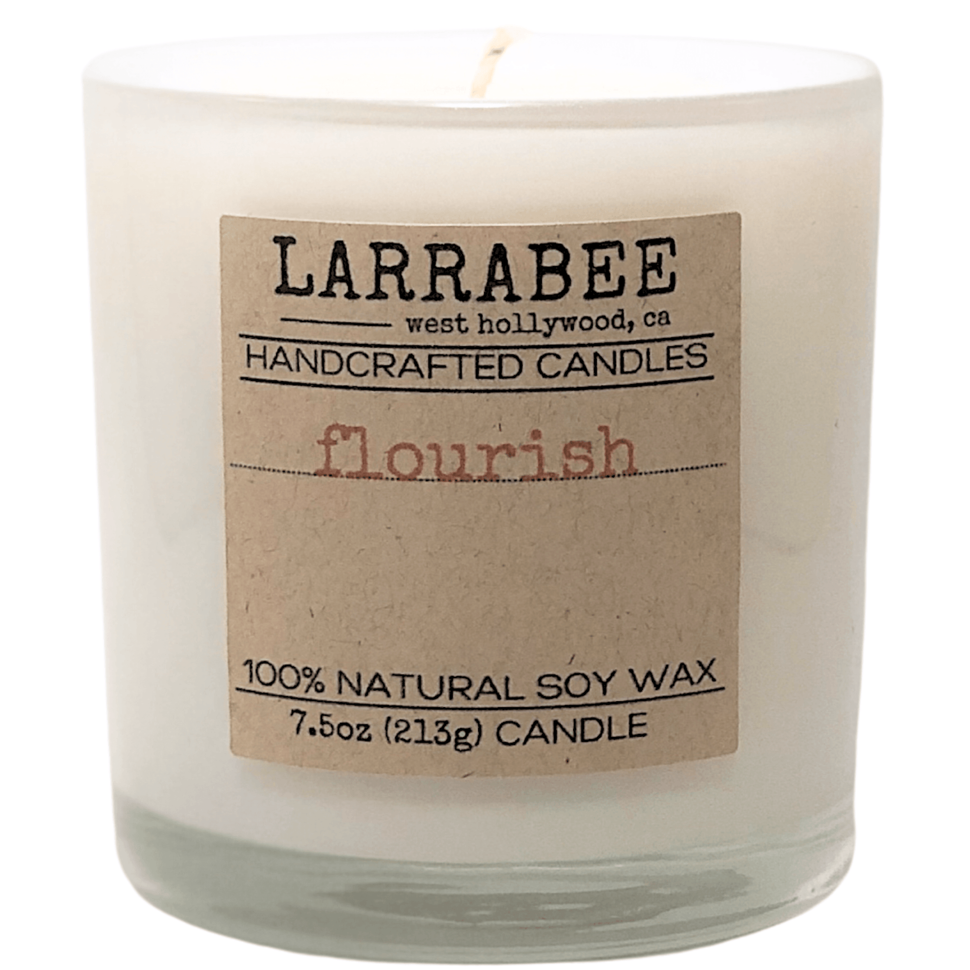Flourish handcrafted candle   Larrab.ee