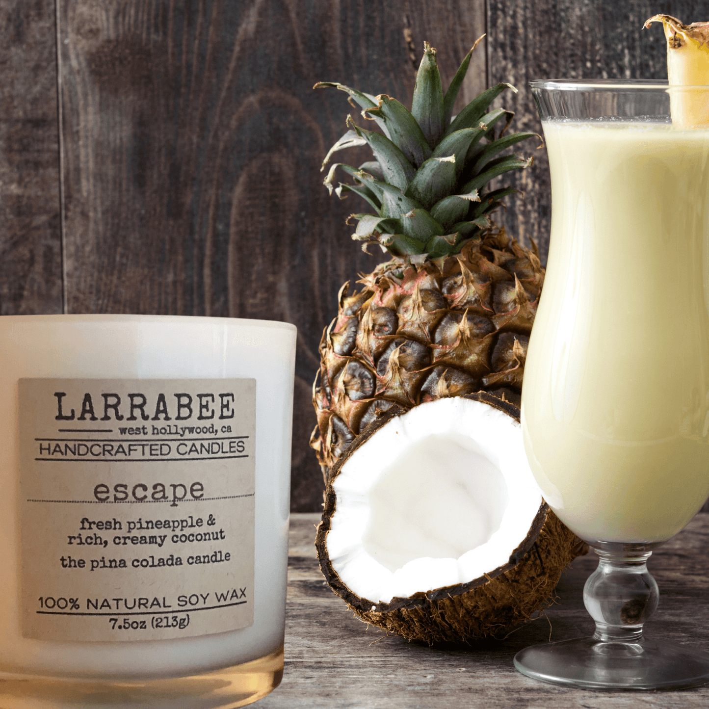 Escape handcrafted candle   Larrab.ee