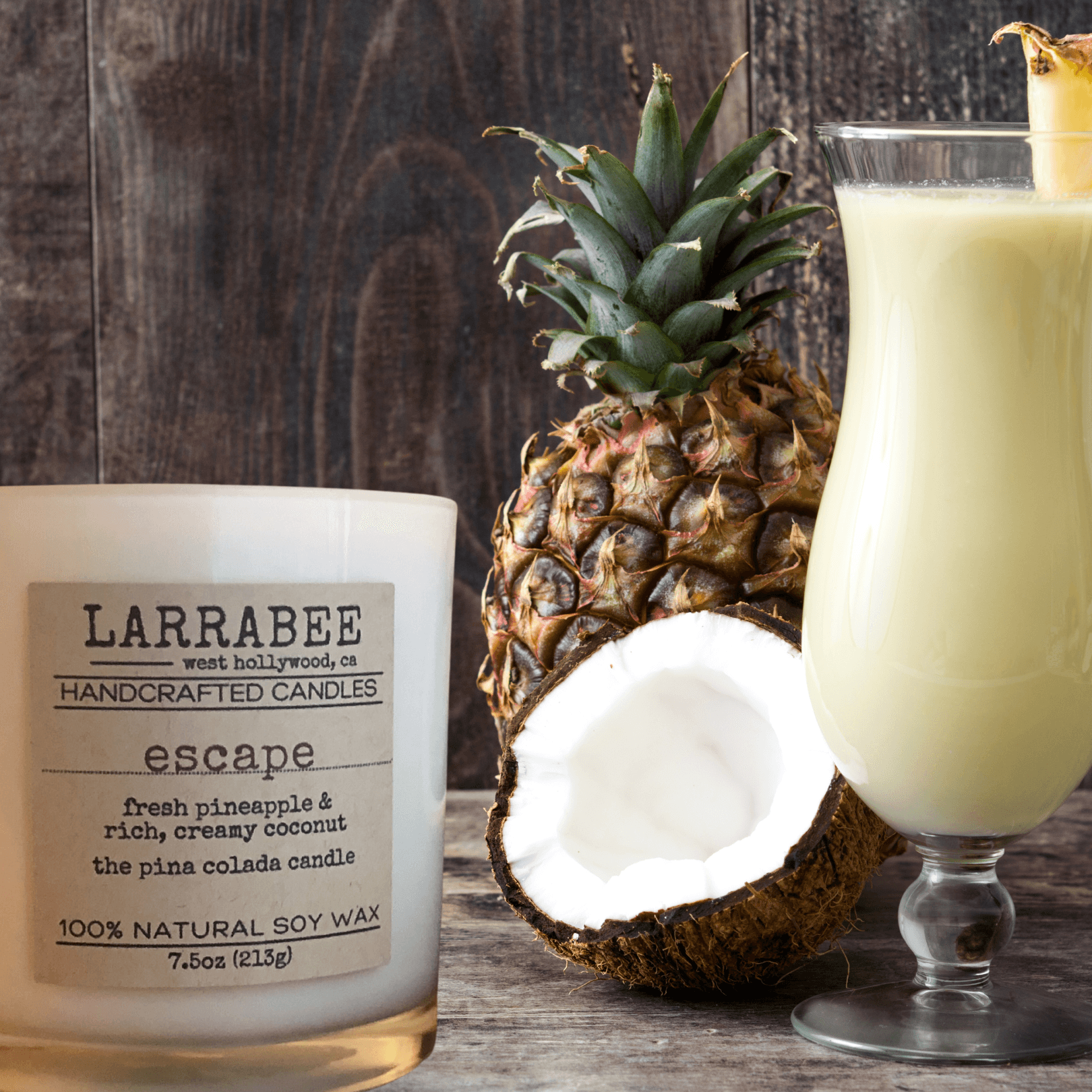 Escape handcrafted candle   Larrab.ee