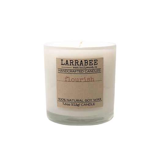 Flourish handcrafted candle   Larrab.ee