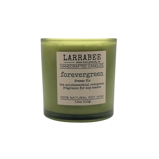Forevergreen handcrafted candle  Frosted-Green Larrab.ee