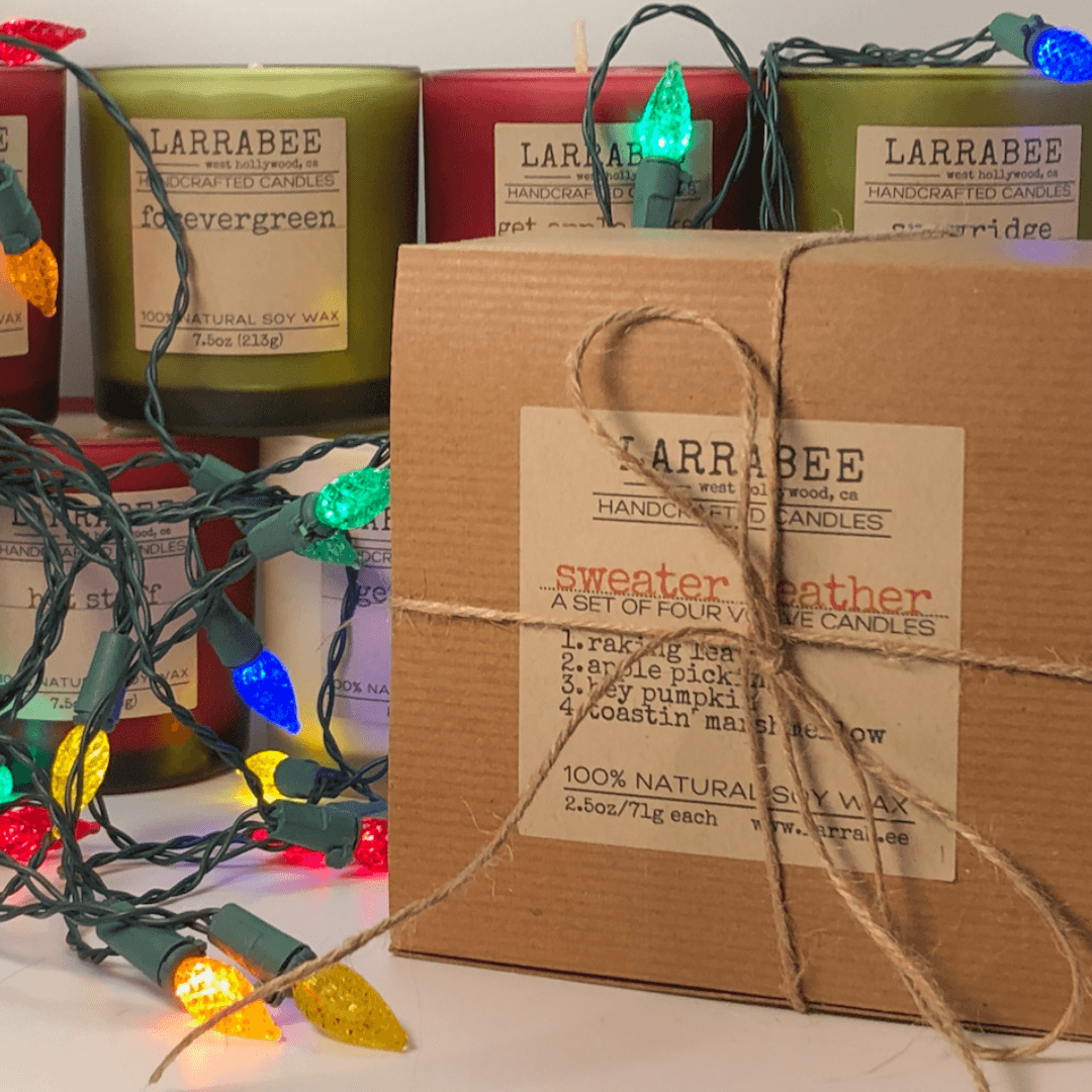 Sweater Weather candle set Larrab.ee