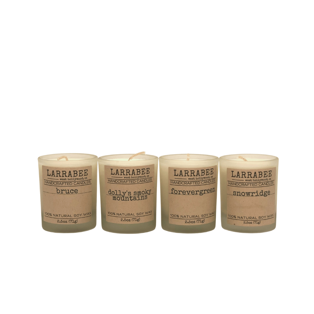 Christmas Tree Farm candle set   Larrab.ee