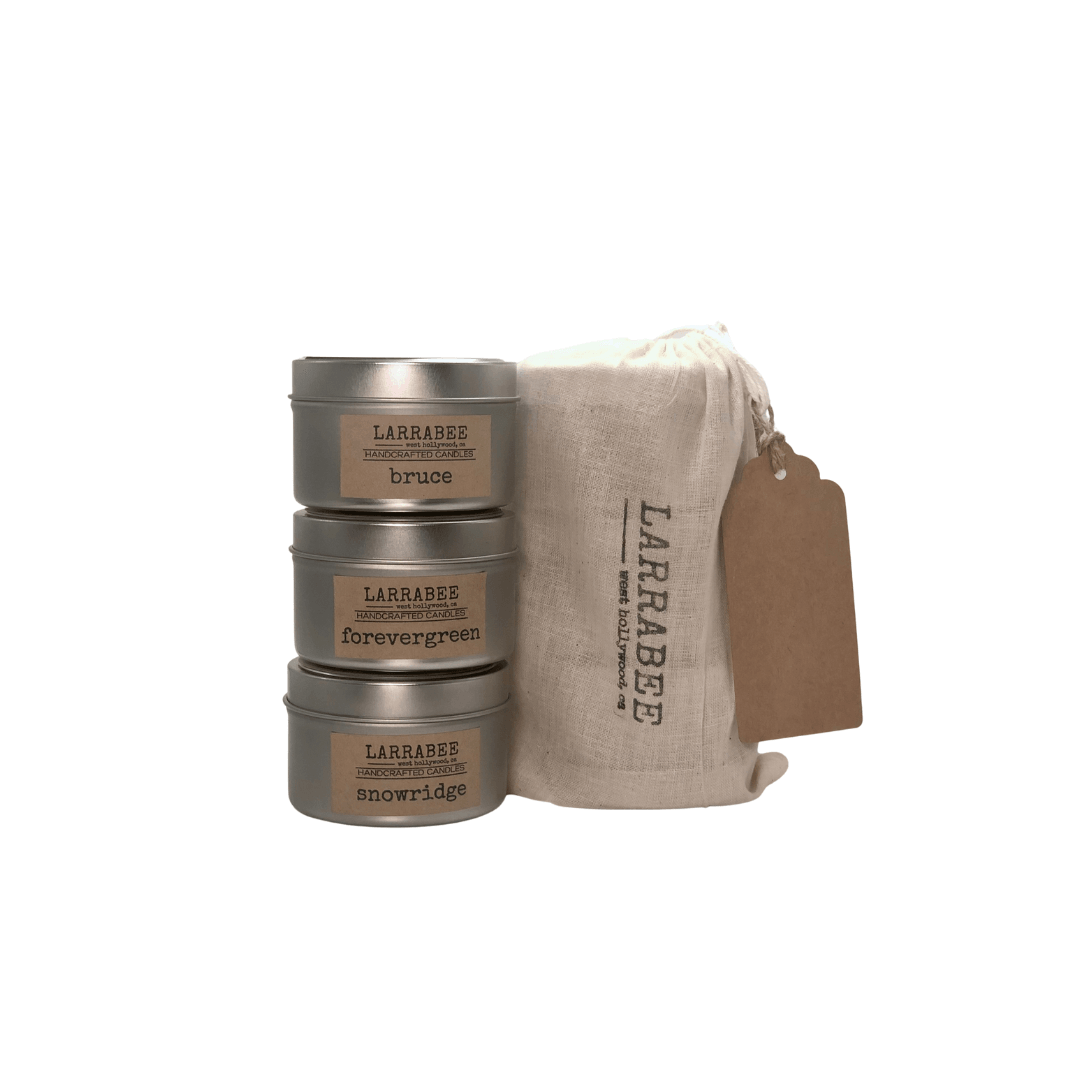 Evergreens in a bag stacvked tins again