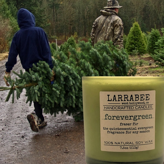 Forevergreen handcrafted candle   Larrab.ee