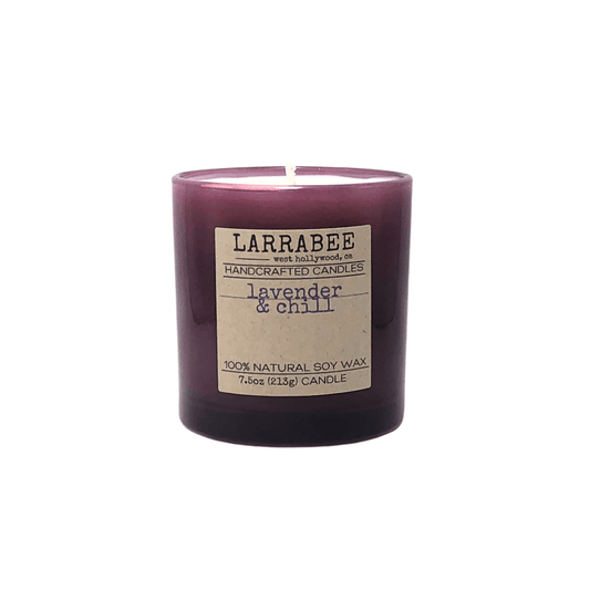 Lavender & Chill handcrafted candle   Larrab.ee