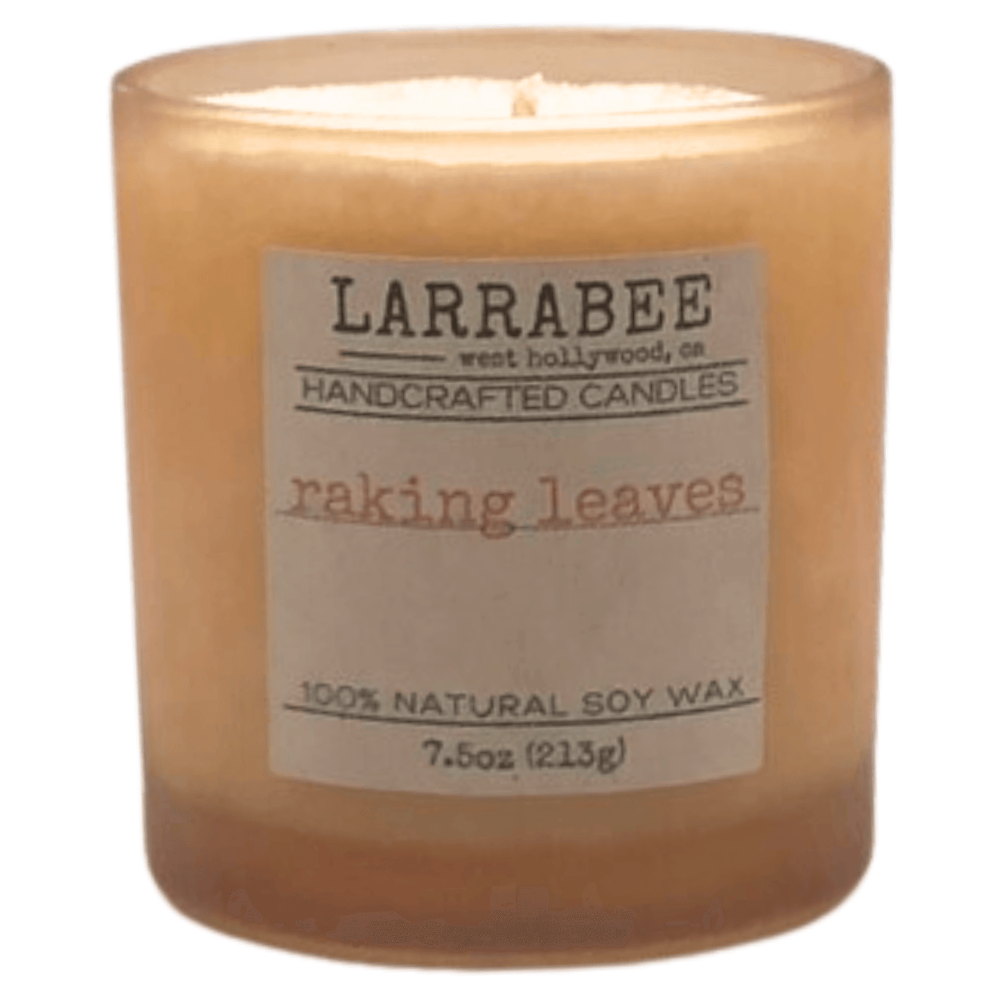 Raking Leaves handcrafted candle Larrab.ee