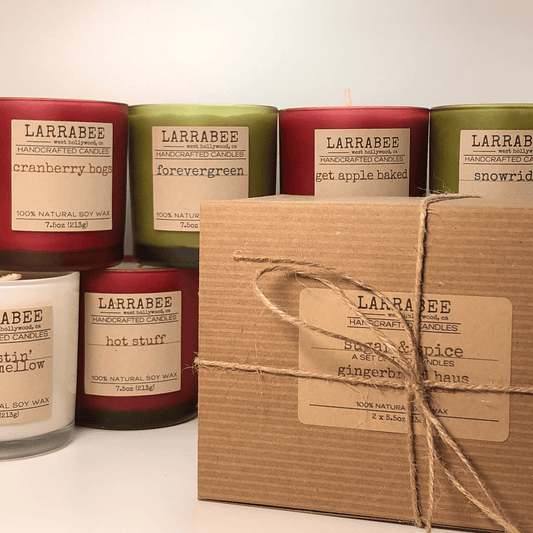 Sugar & Spice handcrafted candle set Larrab.ee