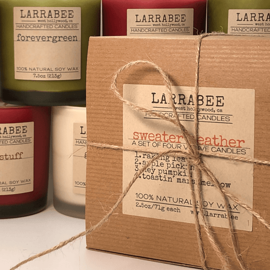 Sweater Weather candle set Larrab.ee