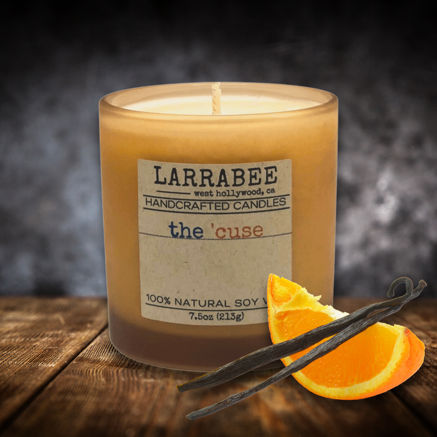 The 'Cuse handcrafted candle   Larrab.ee