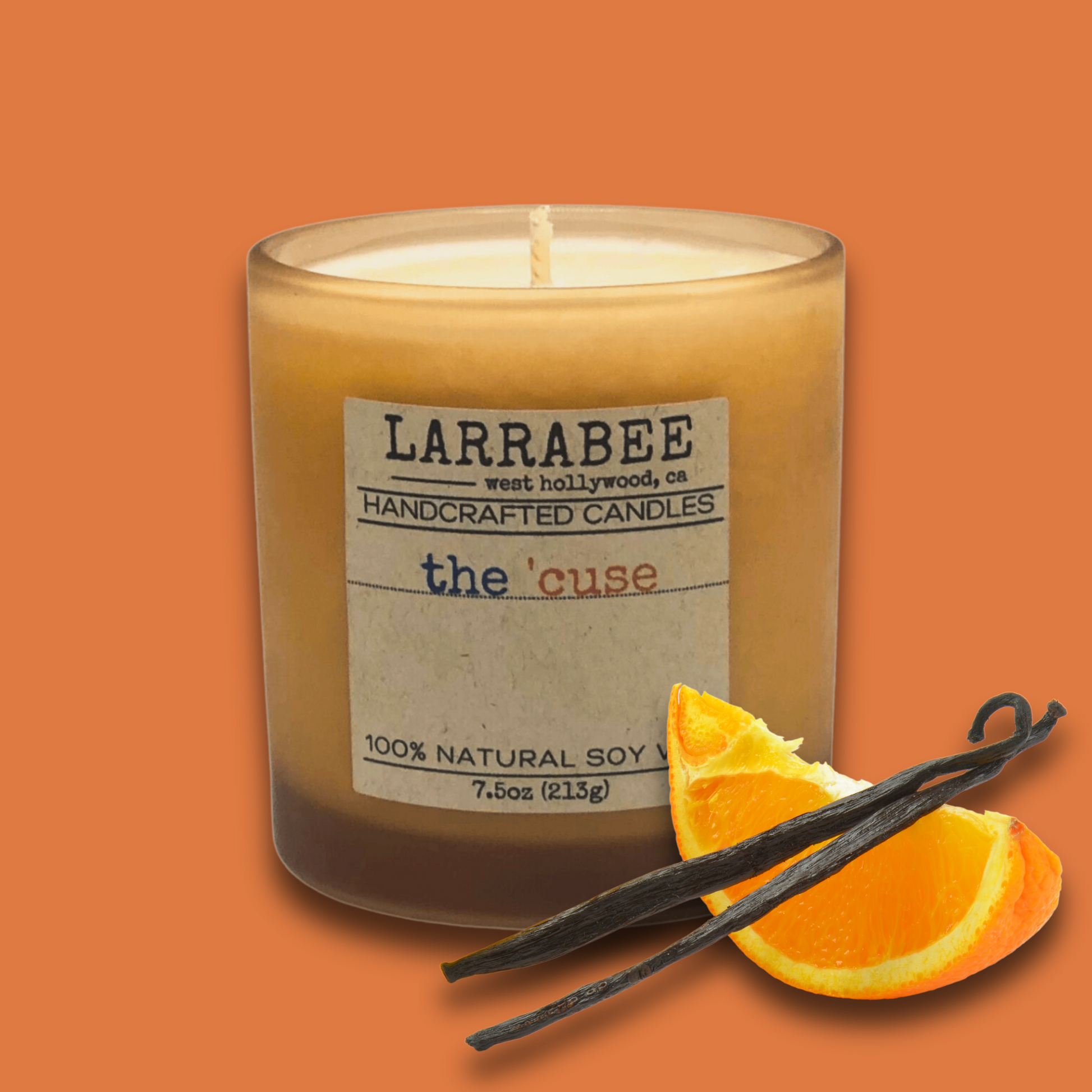 The 'Cuse handcrafted candle   Larrab.ee