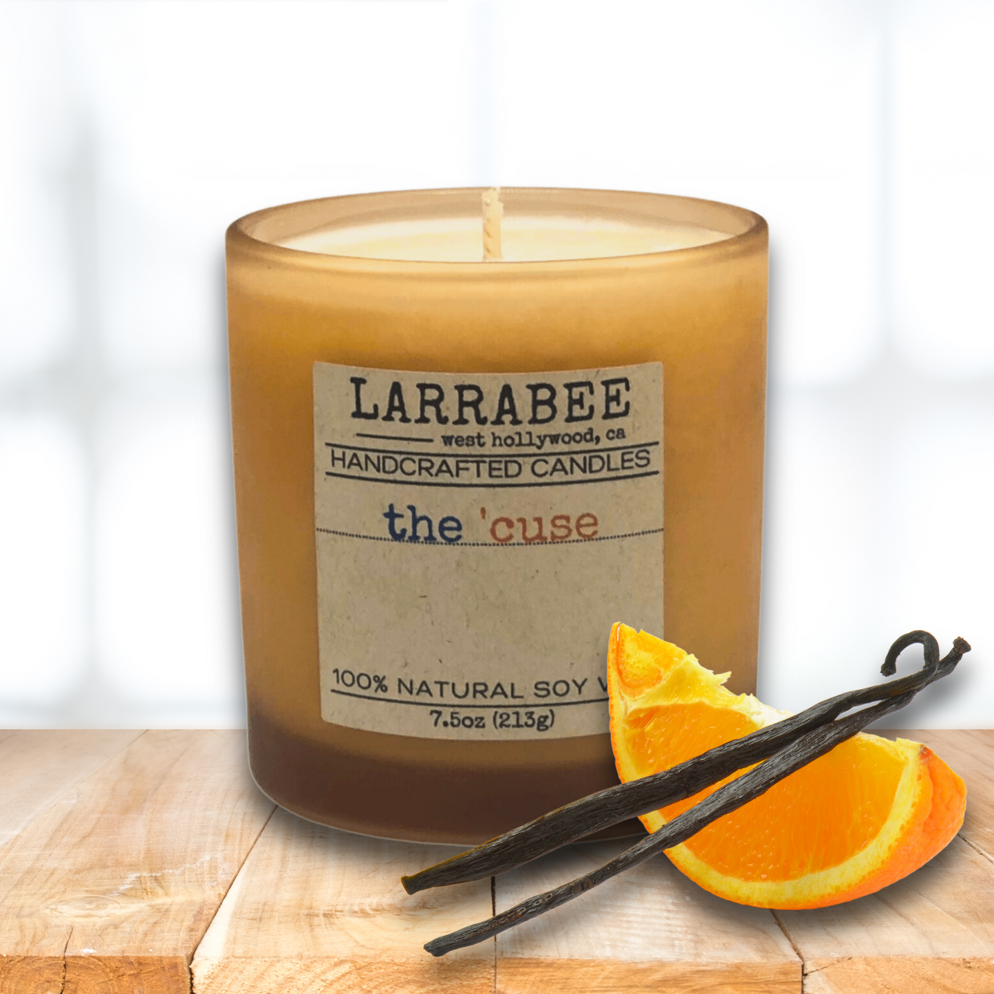 The 'Cuse handcrafted candle   Larrab.ee