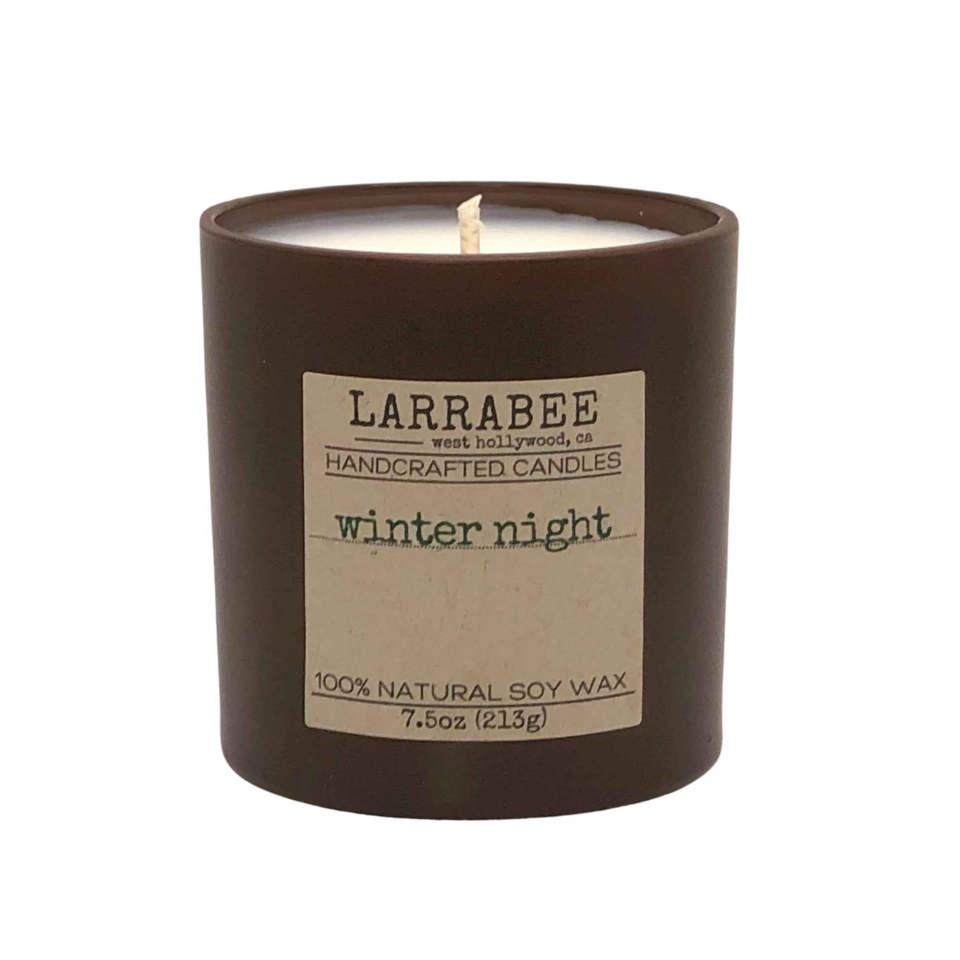 Winter Night handcrafted candle   Larrab.ee