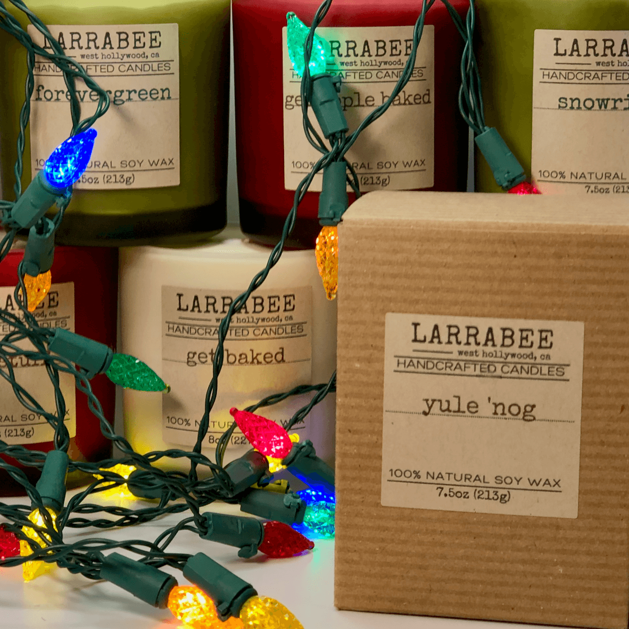 Yule 'Nog handcrafted candle Larrab.ee