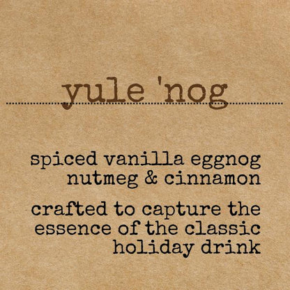 Yule 'Nog handcrafted candle