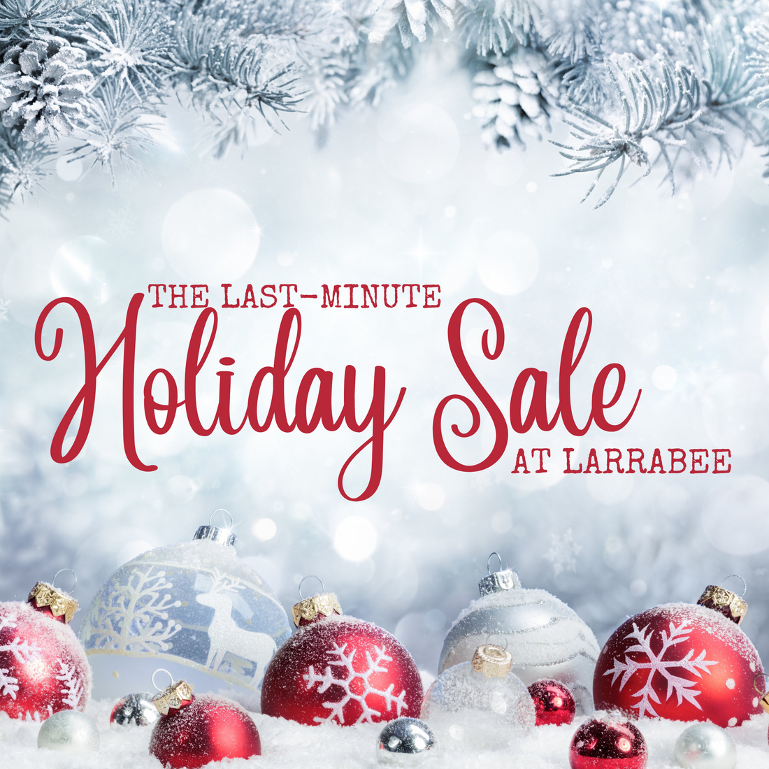 The Last-Minute Holiday Sale - up to 50% OFF!