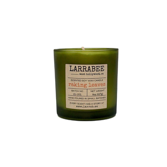 Raking Leaves handcrafted candle