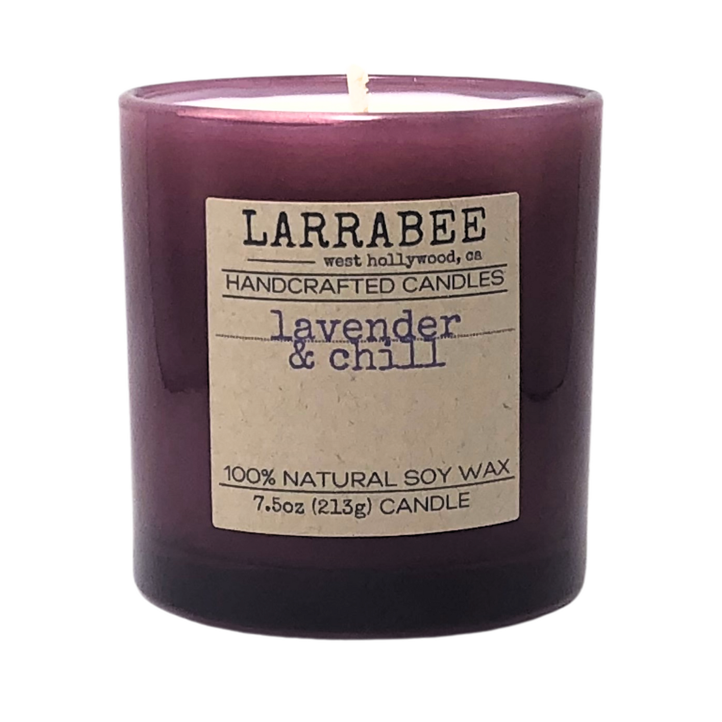 Lavender & Chill handcrafted candle