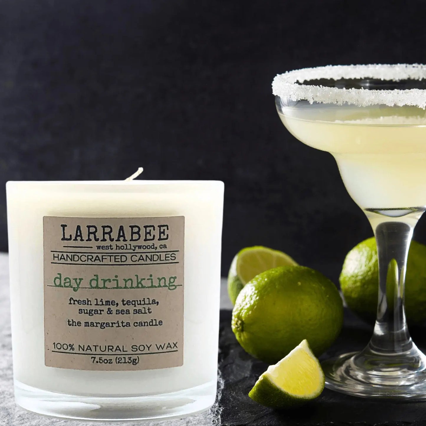 Day Drinking handcrafted candle   Larrab.ee