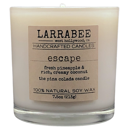 Escape handcrafted candle