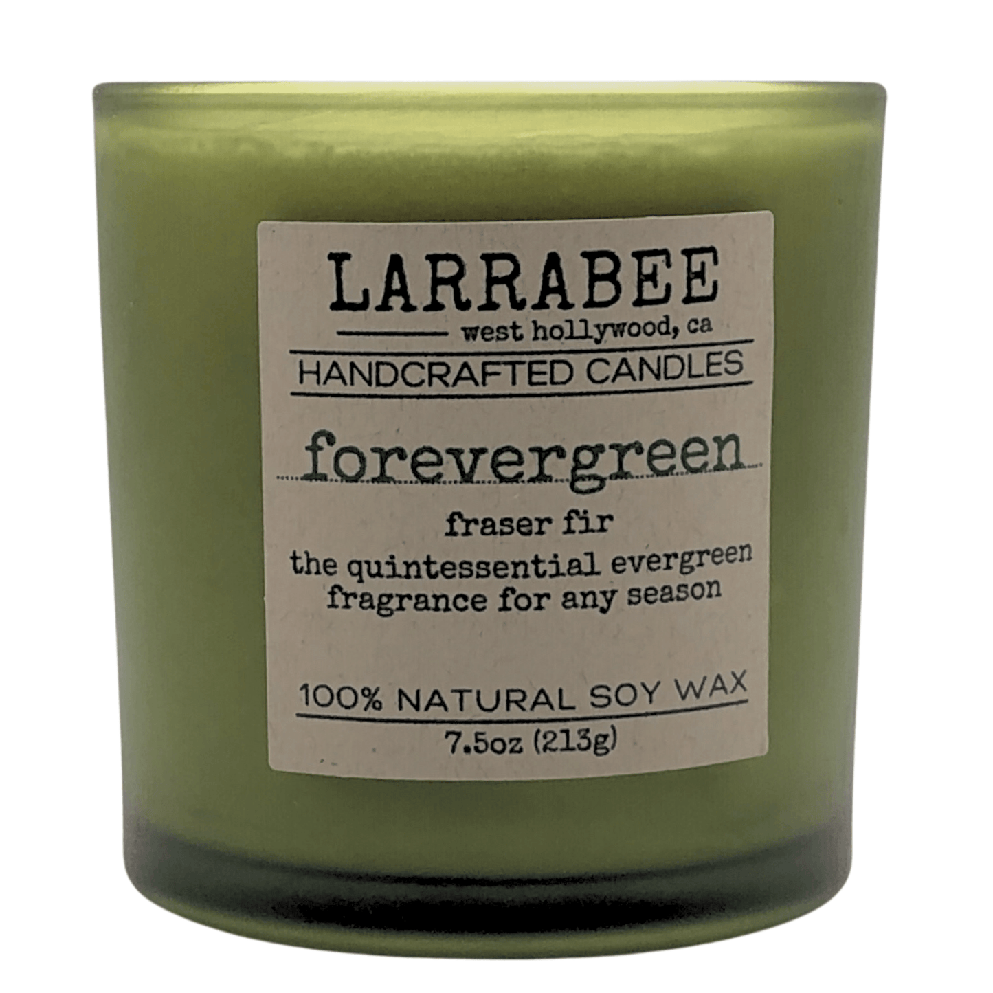 Forevergreen handcrafted candle