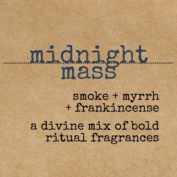 Midnight Mass handcrafted candle