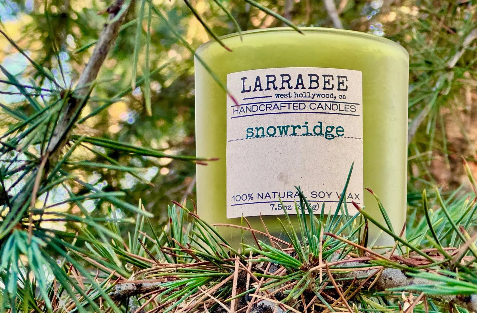 Snowridge handcrafted candle   Larrab.ee