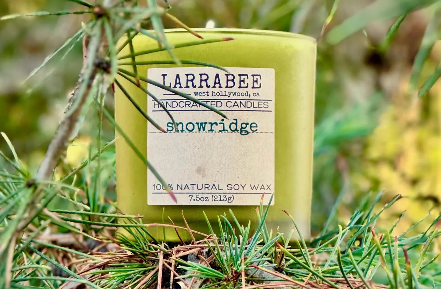 Snowridge handcrafted candle   Larrab.ee