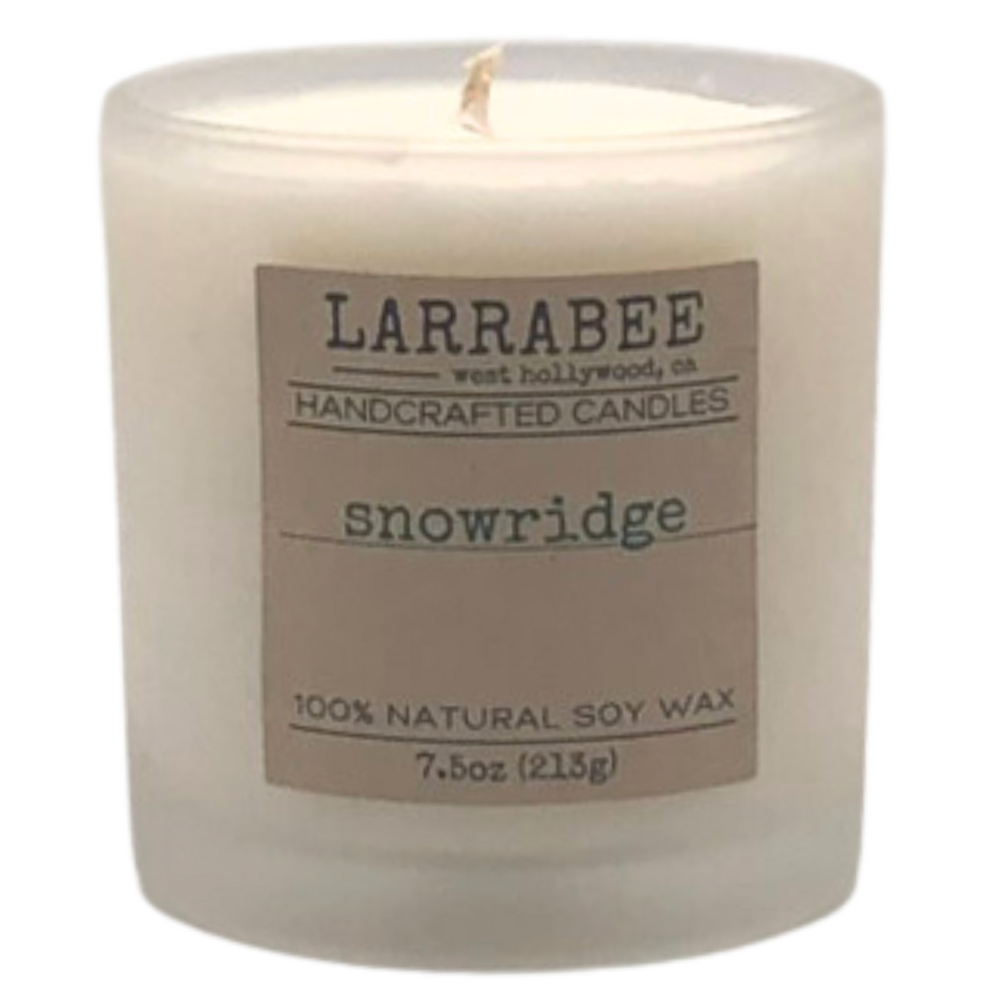 Snowridge handcrafted candle
