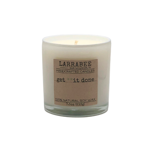Get Shit Done handcrafted candle   Larrab.ee