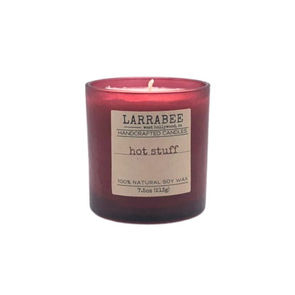 Hot Stuff handcrafted candle