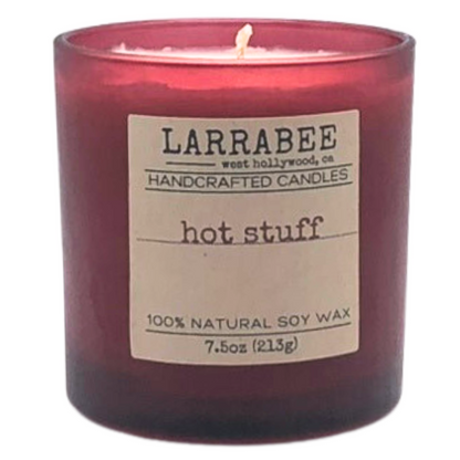 Hot Stuff handcrafted candle