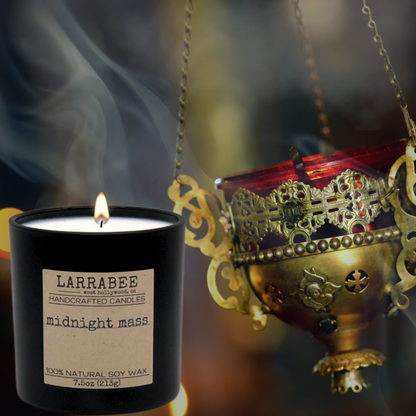 Midnight Mass handcrafted candle